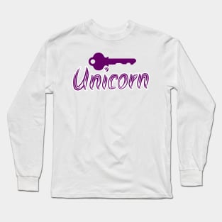 Unicorns Key Long Sleeve T-Shirt